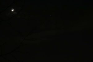 Mond mit Stern